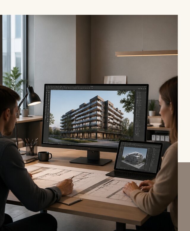 3D визуализация архитектуры и объектов строительства в Альметьевске